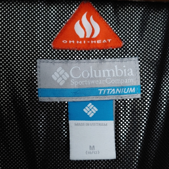 Kids Columbia Titanium Charcoal Grey & Black Ski Jacket ~ Size M (10-12) - Picture 13 of 16